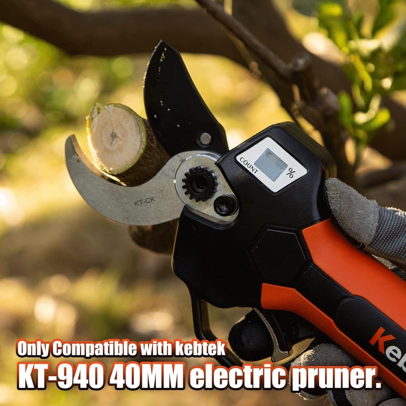 Kebtek Replacement 40MM Blade for KT940 Electric Pruning Shears, SK5 High Carbon Steel Max Cutting Diameter40 mm (KT940-Two Packs Upper Blade) - Image 4